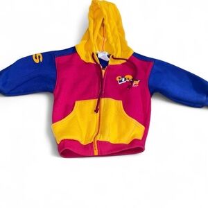 Vintage Boys 90s Circo Colorblock Full-Zip Hoodie Size 2T